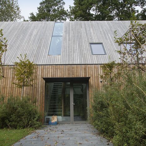 CS 86-HI (c) Systèmes annulés, ConceptWall 50 Murs rideaux et HiFinity Coulissants - Villa Bosvilla Voorschoten situé à Voorschoten, les Pays-Bas