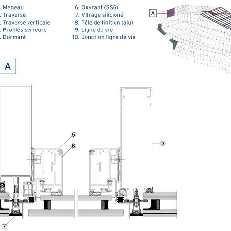 ConceptSystem 77 Portes, ConceptWall 60 Murs rideaux et ConceptSystem 77 Fenêtres - Office building Ambar Engineering & Innovation Centre situé à Santander, Espagne
