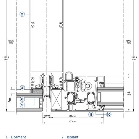 XS 68 Fenêtres, CW 65-EF Murs rideaux, ConceptSystem 77 Fenêtres et CW 50-SC Murs rideaux - Congress center Etopia Centre for Art and Technology situé à Zaragosa, Espagne