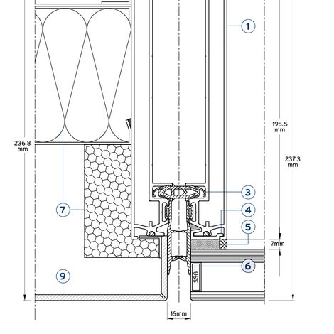 XS 68 Fenêtres, CW 65-EF Murs rideaux, ConceptSystem 77 Fenêtres et CW 50-SC Murs rideaux - Congress center Etopia Centre for Art and Technology situé à Zaragosa, Espagne