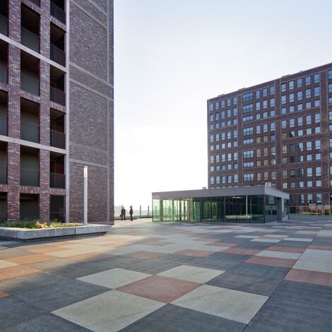 ConceptWall 50 Murs rideaux, CS 77 Hidden Vent Fenêtres et CS 77 Fire Proof Fenêtres - Musa situé à Rotterdam, les Pays-Bas