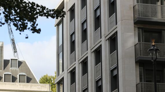 ConceptSystem 77 Doors, ConceptPatio 130 Sliding & Folding, CS 86-HI (c) Cancelled Systems, CW 86 Standard Façades and CW 86-EF Façades - 190 The Strand located in London, United Kingdom