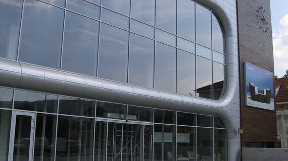 ConceptWall 50 Murs rideaux - Shopping centre Shopping center Light Park situé à Bratislava, République slovaque