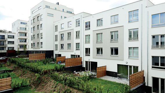 Apartmentcomplex Housing complex Bervoets located in Vorst, Belgium